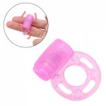 OLO Penis Ring Vibrator Sex Toys for Men Couple Delay Ejaculation Silicone Vibrating Cock Extender Ring Clitoris Stimulator