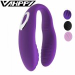 New 10 Speeds Clit Vibrator U Type Erotic Clitoral Stimulator G Spot Vibration Sex Toy for Women Masturbator USB Female Massager