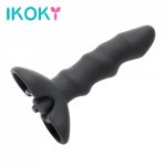 IKOKY Vibrator Butt Plug Masturbation G Spot Sex Toys for Women Prostate Massager Anal Plug