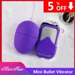 ManNuo Remote Control Vibrating Small Egg Love Egg,Wireless Bullet Vibrators, Adult Sex toys for Woman, Sex Products for Females