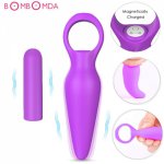 Dildo G Spot Vibrator For Man Mini Stretch Anal Beads Vibrator Silicone Sex Toys for Women Clitoris Vaginal Stimulator Massager