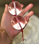 vagina ball pyrex glass Anal Butt Plug Transparency Glass Anal Beads Chain Anal Prostate Stimulate Sex Toy for Women Adult Game