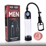 Penis Pump Sex Toy for Man Penis Enlargement Vacuum Pump Penis Extender Male Masturbator Delayed Lasting Trainer sex toy for Men