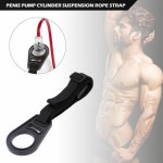 Male Penis Water Pump Shower Strap Accessories Water Bath Hydrotherapy Penis Pump Cylinder Suspension Easy Rope Hanging Strap