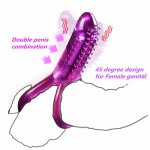 Delay Ejaculation Ring Vibrator For Condom Clitoral Stimulator Cock Penis vibrator Sleeve Extender Sex Toys For Male Products