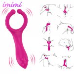 Silicone G Spot Stimulate Dildo Vibrators Nipple Clip Masturbate Vibrator Butt Plug Massager Adults Sex Toys for Women Couples