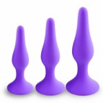 S/M/L Silicone Anal Plug Ass Stimulator Unisex Butt Plug Prostate Massager Booty Beads Anus Expansion Erotic Sex Toys for Adults