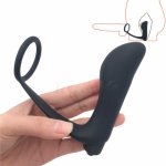 Male Prostate Massage Anal G spot Vibrator Sex Toys for Men Gay Delay Ejaculation Ring Vibrating Butt Plug Erotic Toys Butt Plug