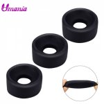 Penis Pump Vacuum Ring Silicone Penis Sleeve Extender Trainer Accessories Penis Erection Enlarger Adult Sex Toys for Men