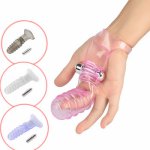 Finger Sleeve G-Spot Vibrators Sex Toys For Woman Clitoris Stimulator Vagina Massage Finger Cap Dildo Vibrator Adult Sex Product