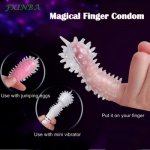 FXINBA 1/5/10Pcs Finger Sleeve Clitoral Stimulator G-spot Flirting Vagina Vibrator Accessories Female Masturbation Adult Sex Toy