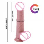 Realistic foreskin Dildo Sex Toys for Woman Huge fake Dildo with Waterproof Powerful Sucker Flesh Penis Dildo Sex Shop Anal Toy