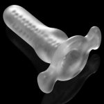 TPE soft hollow anal plug penis dildo insert sleeve butt plugs sex toys for woman men gay ass plug anal dilator buttplug