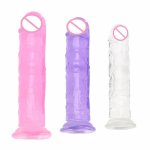 Jelly Dildo Simulation Penis Strap on Dildos with Suction Cup Erotic Cock Penis G Spot Clitoris Anal Butt Adults Sex Toys