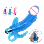 Jelly Dildo Penis Vibrator G-spot Clitoris Stimulator Vibrator Female Masturbator Anal Butt Massager Adult Sex Toys For Women