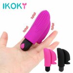 Ikoky, IKOKY Finger Vibrator Vagina Clitoris Stimulator Sex Toys For Women G Point Massage Dance Brush Vibrating Female Masturbator