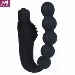 10 Speeds Prostate Massager Anal Butt Plug Vibrator for Men Woman Sex Toys Vibrating Anal Beads Stimulator Gay Male Masturbation