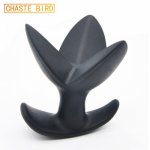 Chaste Bird Soft Silicone V Port Anal Plug Erotic Toys, Opening Butt Plug Anal Speculum Prostate Massage Sex Toys A313