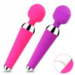 G Spot AV Wand Vibrators Clit Stimulation Female Masturbator Silicone Powerful Vaginal Massage Dildo Vibrator Sex Toys For Women