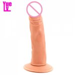 YUELV 8.26 Inch Strong Suction Cup Realistic Dildo Handsfree Artificial Penis Dick Female Masturbation Cock Sex Toys For Women