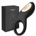 Movconly Silicone Sex Penis Rings Toys for Adult Vibrating Cock Ring Rechargeable Waterproof Vibrator Male Couple Sex Toys Shop