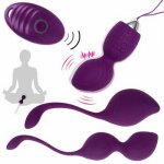 VATINE 4pcs/set Sex Toys for Women Kegel Ball Vaginal Massage Vibrator Clitoris Stimulation Wireless Remote 10 speed