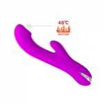 Yema, YEMA Intelligent Heating Realistic Dildo Vibrator Rabbit Clitoris Stimulator Sex Toys for Woman Silicone