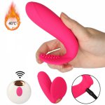 Wireless Remote Wearable Vibrator Panties 10 Speeds Clitoris Stimulator Heating G-Spot Vibrators Sex Toys for Women Masturbator