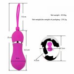 Adult supplies wholesale charging silicone backcourt anal plug remote control jumping egg female masturbation device Amazon expl