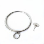 Stainless Steel Bdsm Collar Sex Toys For couples Metal Necklace Bondage Restraints Slave Fetish Collars Adult Games Round Ring