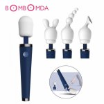 Female AV Wand Vibrators Clitoris Stimulation G-spot Massager 3 Head Types Sleeve Adults Product Sex Toys For Woman Masturbators