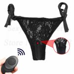 Sex Shop Remote Control Lace Panty Mini Vibrator Sex Toys For Women Strap on Underwear Clitoral Invisible Vibrating Bullet Eggs.