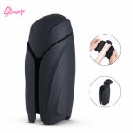 Man Masturbator Cup Deep Throat Sex Toys Clip Suction 10 Speed Vibrating USB Charging Vibrator Massager Erotic Sex Toys For Man