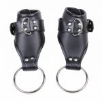 Sex Leather Ankle Wrist Suspension Cuffs Restraint BDSM Bondage Strap Keep Suspended Hanging Handcuffs for Adult Product-50