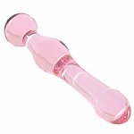 Pink Glass Dildo Anal Beads Butt Plug Beauty Sexy Toys Glass Anal Plug Sex Products Buttplug Anus Stimulator Anal Dilator