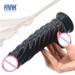 Silicone realistic dildo thread screw artificial penis with suction cup adult sex products anal dildo massage masturbator