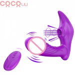 Clitoral Sucking Vibrator Clit Sex Toy for Women G-Spot Stimulation Wearable Dildo Vibrators with 10 Suction & Vibration Setting