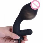 huge Silicone inflatable butt plug dilatador anal dildo Air filled Large Pump Dildo Men Gays anal dilator Sex Toys For Women