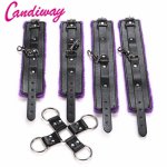 Doggy Handcuffs Ankle Cuff Cross Buckle Hogtie Body Harness Restraint Bdsm Adult Bondage Fetish Slave Games Sex Toys For Woman