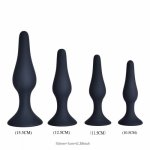 4 Pcs Anal Plug Men Products Erotic Butt Stimulation Silicone Couple Flirting Sex Toys for Female Adult Masturbation Massager