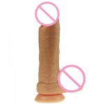 Big Dick Silicone Lifelike Realistic Dildo Suction Cup Dildo Male Artificial Penis Female Masturbator Adult Sex Toys For Women.