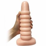 63mm Huge Butt Plugs Sex Toy Dilatador Anal Toys for Woman Screw Thread Anal Butt Plug Gay Sex Toys Big Anal Beads Korek Analny