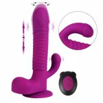 Realistic Dildo Vibrator For Woman Rotation Phallus Telescopic Penis Vibrator G Spot Anal Dildo Vibrator With Sucker Sex Shop