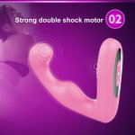 Wearable Vibrator USB Charging Wireless Remote Control Vibrator Sex Toys for Women Male Prostate Massage 12 Speeds Powerful