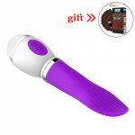 USB Charging Dildo Vibrator Powerful Tongue Vibrator Clitoris Stimulate Masturbator Vibrator Waterproof Sex Toys with Condoms