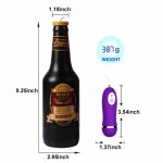 Realistic Vagina Anal Beer Bottle Male Masturbator Silicone Soft Pussy Erotic Adult Toy Vibrator Sex Toys For Men Masturbation