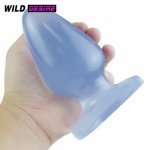 2020 Soft Big anal plug silicone butt massage female masturbate Bump stimulate colorful dildos anal sex toys male sex products
