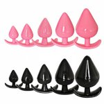 5 Pcs Anal Plug Set Silicone Beads Butt Plug Anus Trainer Kit Prostate Massager Men Intimate Adult Sex Toys For Women Gay Couple