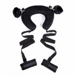 BDSM Bondage Restraints Games For Adult Products Black Nylon Ankle Cuffs & Handcuffs Exotic Accessories Erotic Toys For Adults