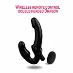 Silicone vibrating butt plug anal toy prostate massager vaginal G spot stimulate anal training remote control sex toys for women